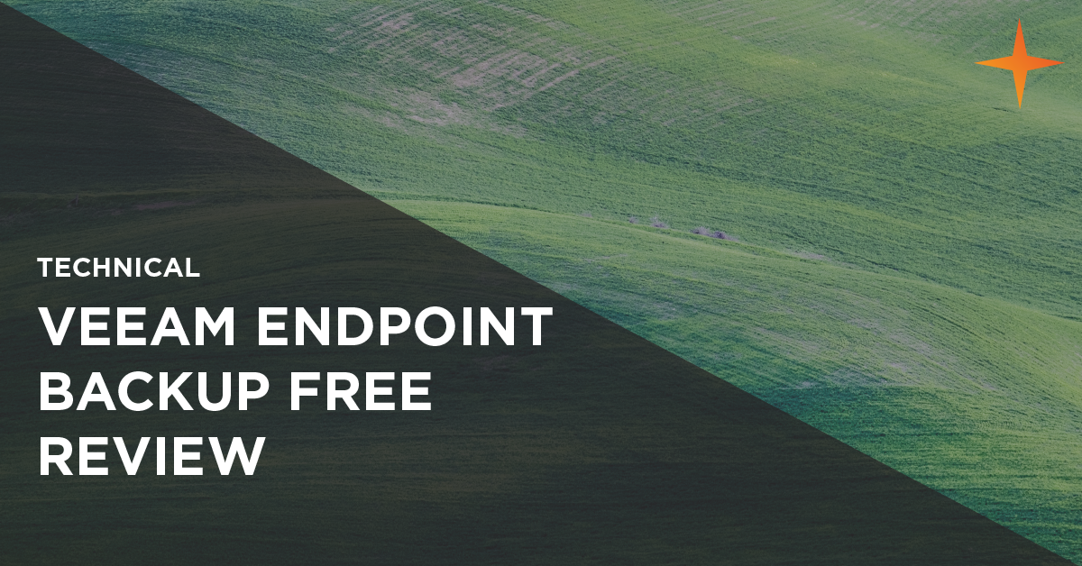 First impressions: A review of Veeam Endpoint Backup FREE