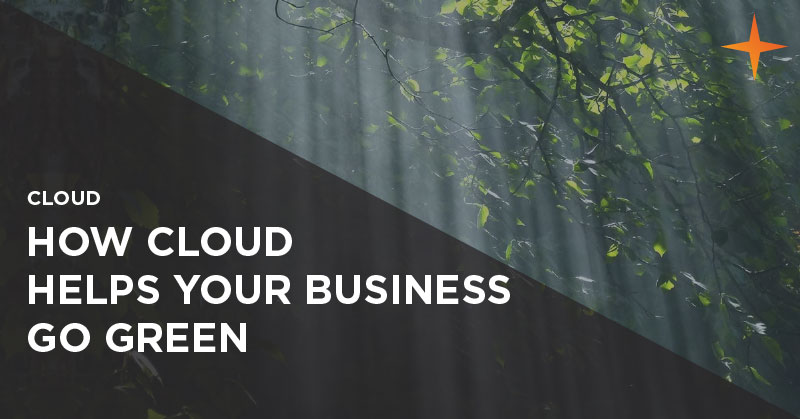 Can cloud help businesses go green?