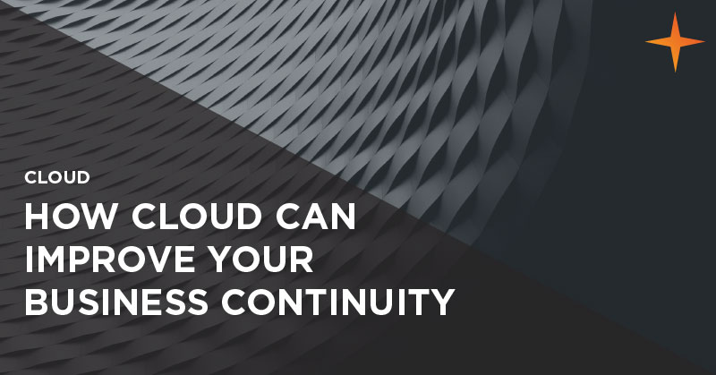 What are the benefits of cloud-based business continuity?