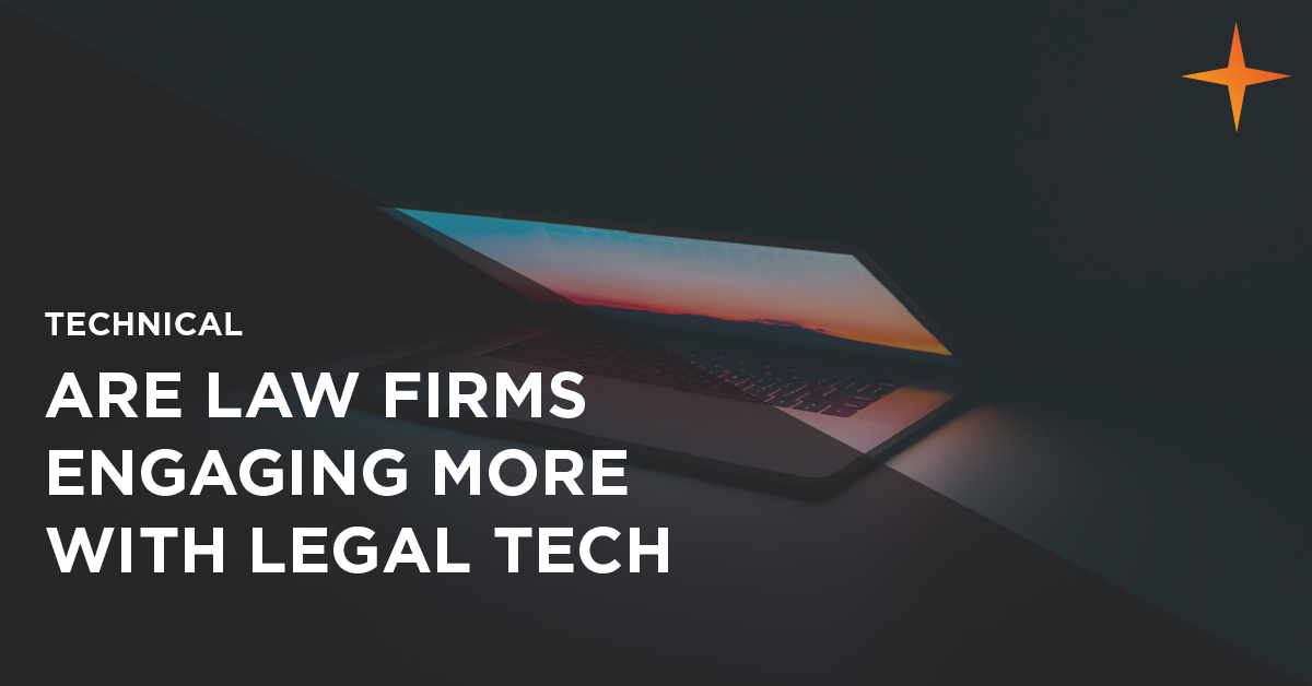 Are Law Firms Engaging More with Legal Tech?