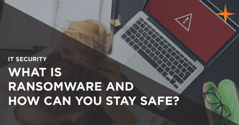 What is ransomware and how can businesses protect themselves?