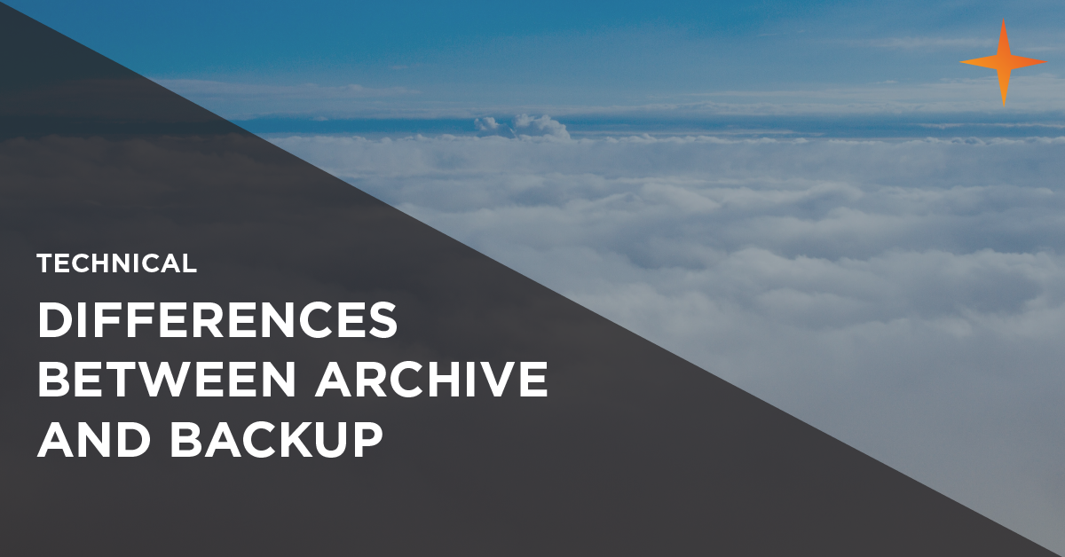 What is the difference between email archiving and email backup?