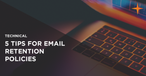 how to create an email retention policy