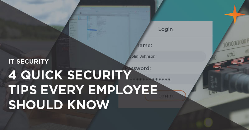 4 quick cyber security tips every employee should follow