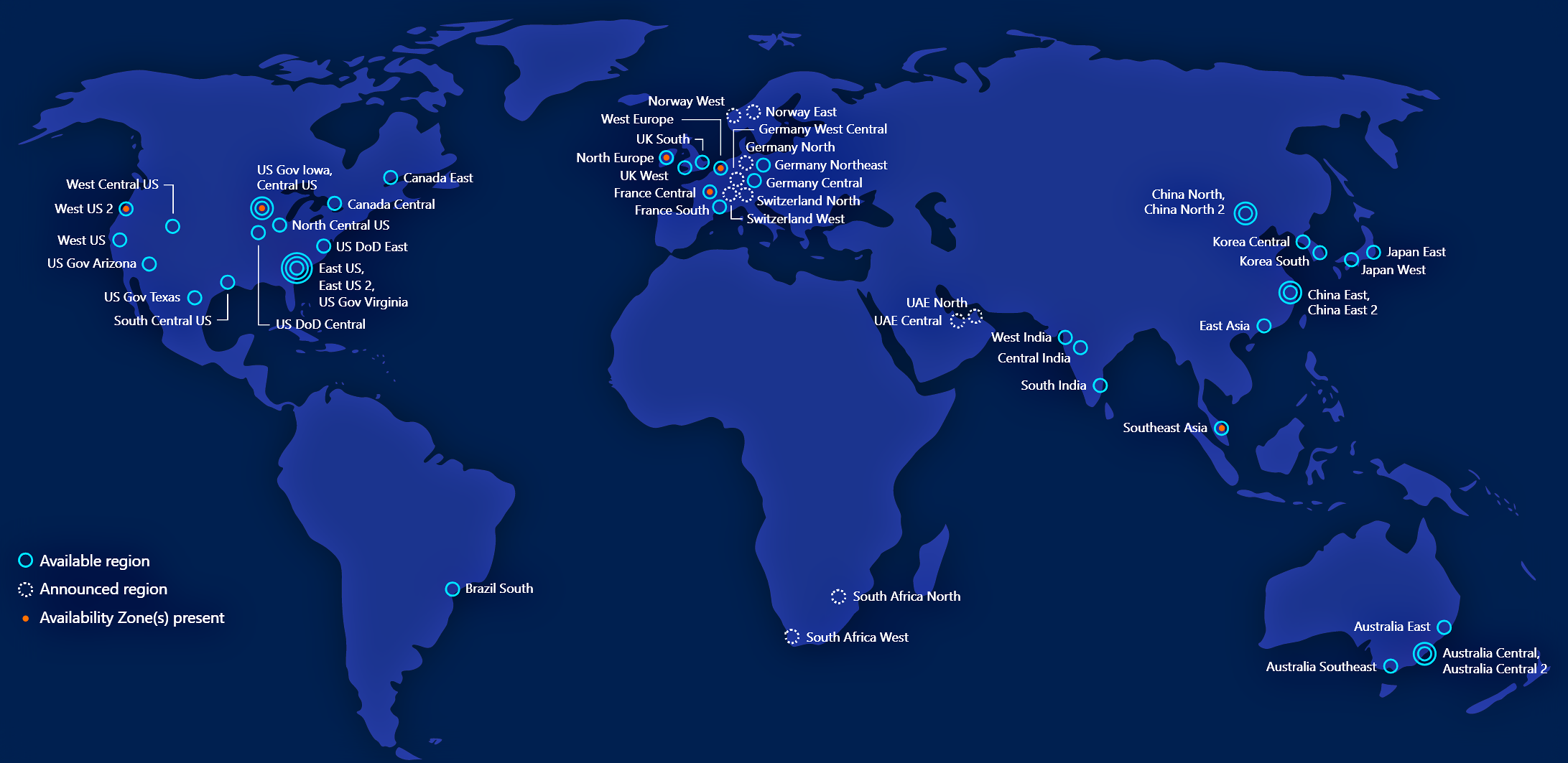 Microsoft Azure Regions