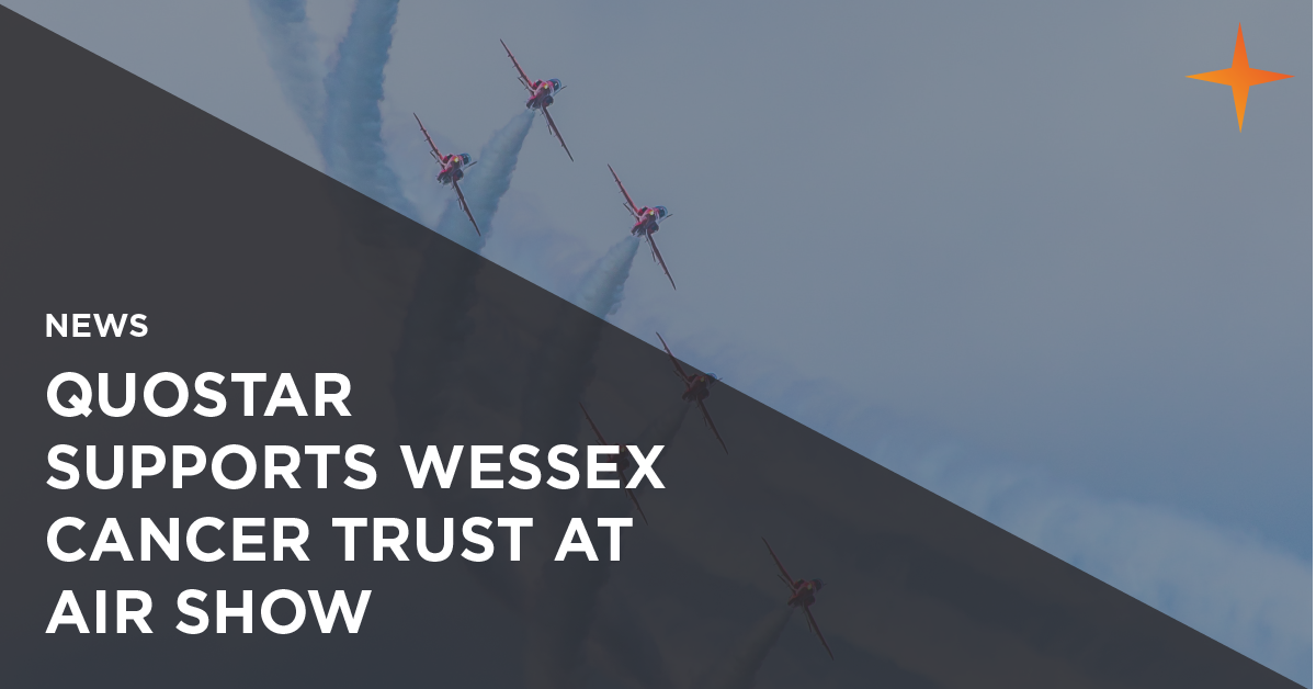 QuoStar supports Wessex Cancer Trust at the Bournemouth Air Show
