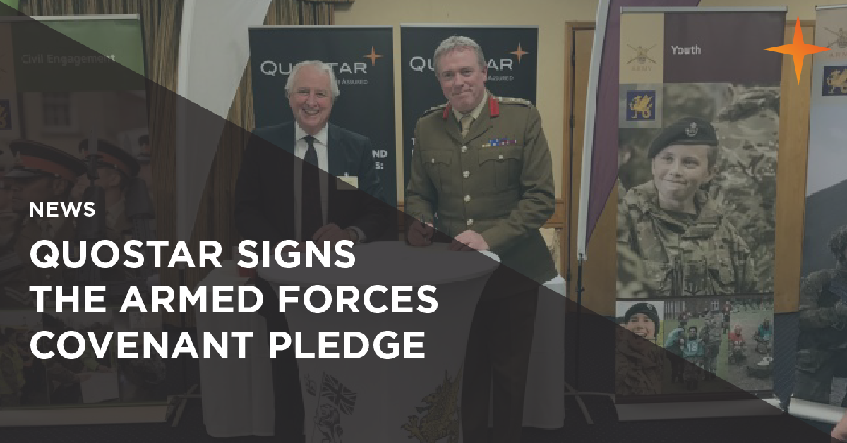 QuoStar signs The Armed Forces Covenant pledge