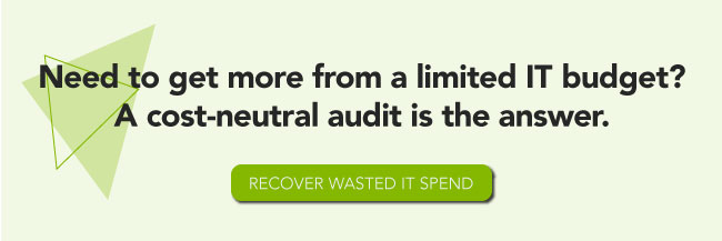 Need to get more from a limited IT budget? A cost-neutral audit is the answer. Recover wasted IT spend.