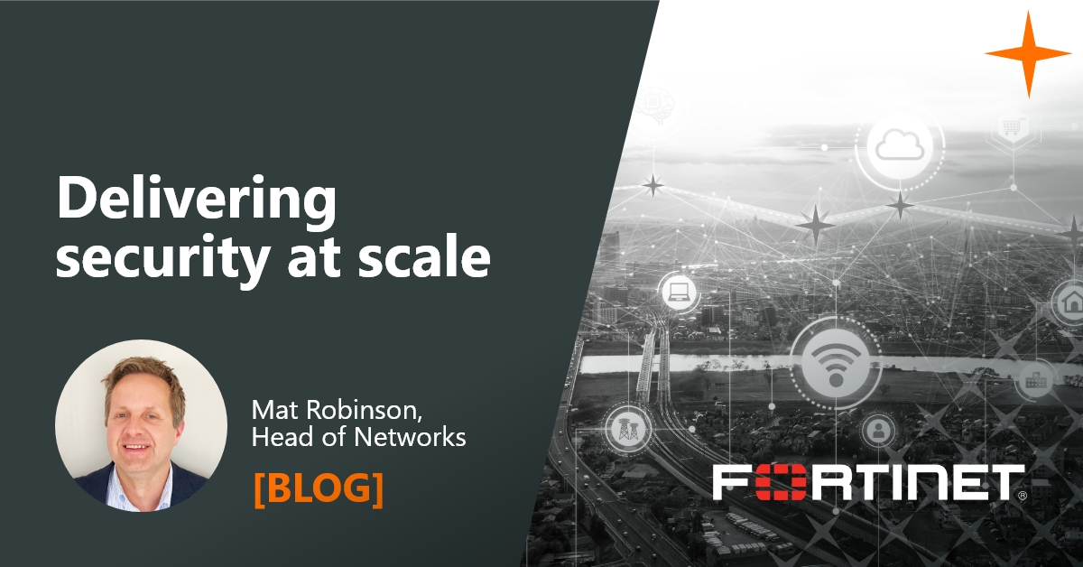 How our Fortinet SD-WAN solution delivers security at scale