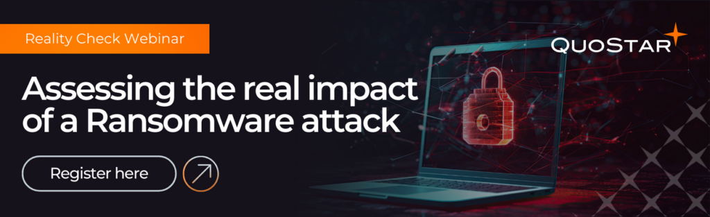 Assessing the real impact of a Ransomware attack, webinar registration