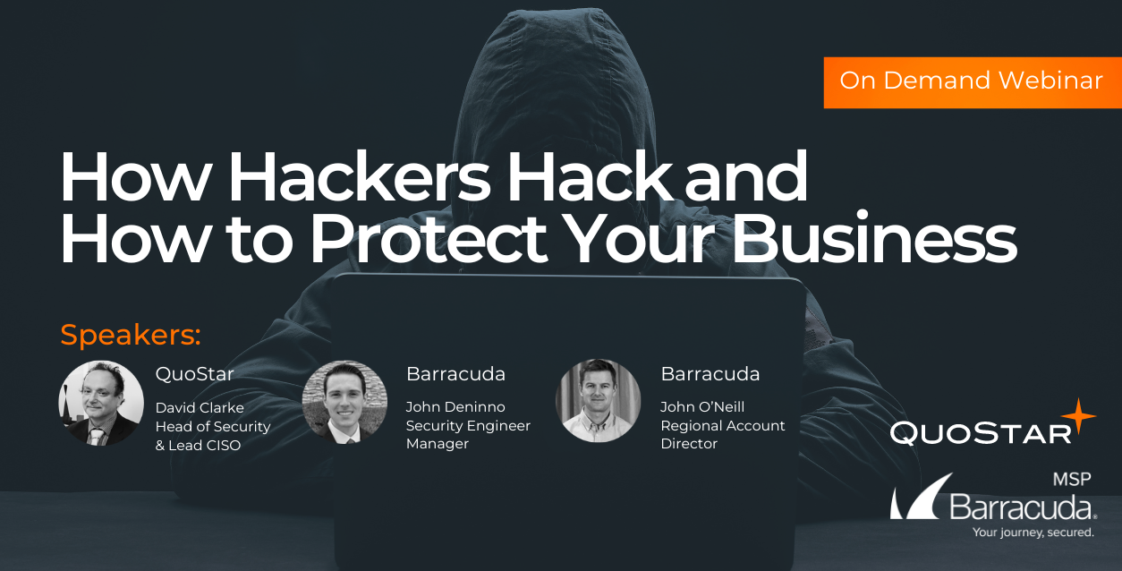 On demand webinar: How Hackers Hack and How to Protect Your Business