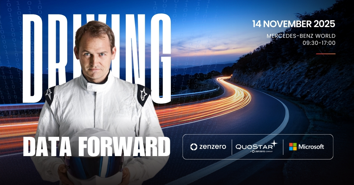 Driving Data Forward From data chaos to AI clarity. Are you ready to make the shift? Featuring Ben Collins – formerly The Stig.